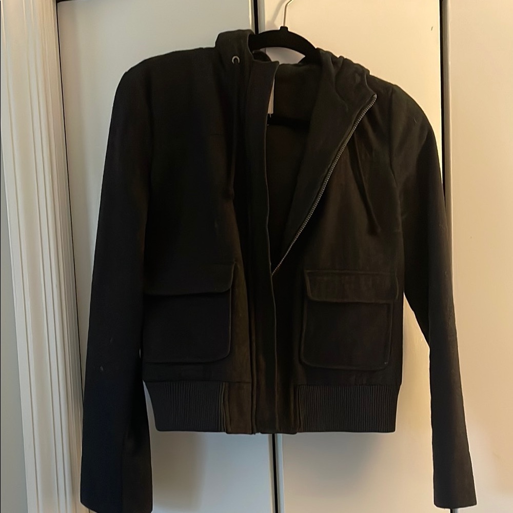 Black Hooded Jacket